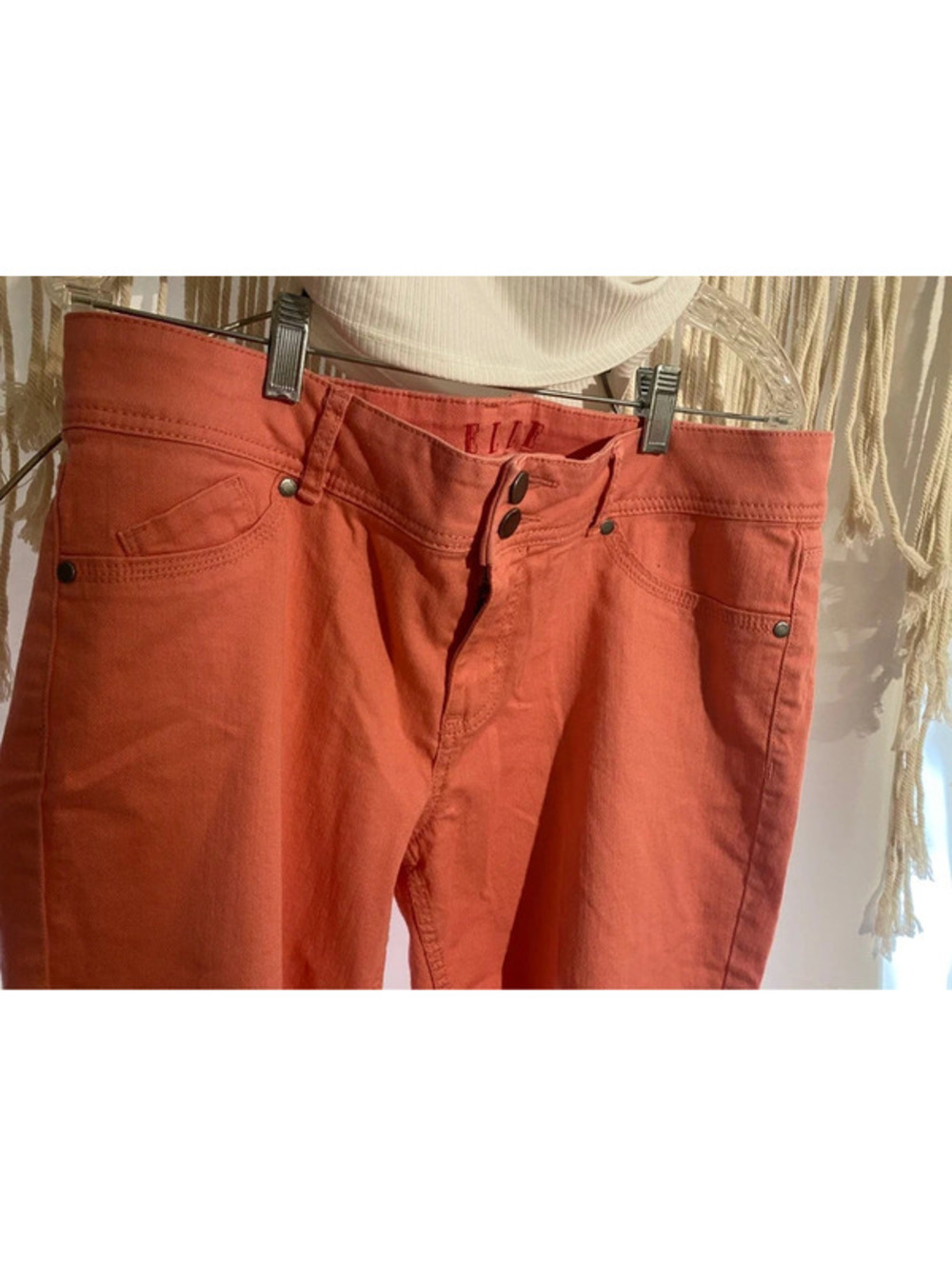 Elle Paris coral jeans